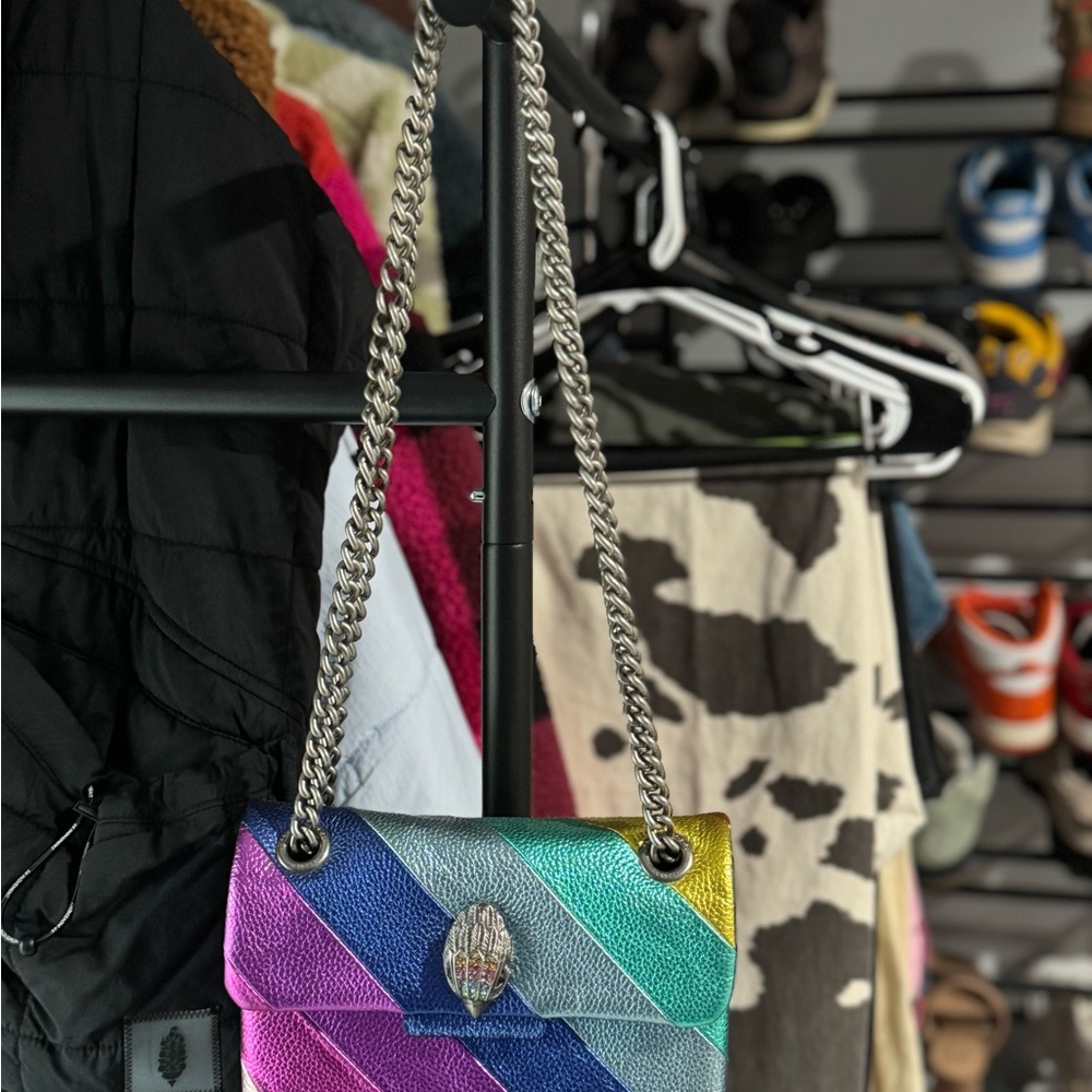 Kurt Geiger Rainbow Metallic Shoulder Bag